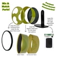 thumbnail image 5 of Silent Runner 12" Wide + Cage Attachment + Autoclean Track - Silent, Fast, Durable Exercise Wheel - Sugar Gliders, Degus, Rats, Hedgehogs, Prairie Dogs & Small Pets, 5 of 8