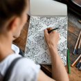 thumbnail image 4 of TSPVOTUS Blissful Pattern Coloring Book for Adult, Spiral Bound, Soft Cover, 4 of 6