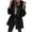 Black., variant on Akafmk Fall/Winter Women's Fall Jacket,Oversized Women's Fashion Long Jackets,Solid Color Long Sleeve Lightweight Windproof Fall Casual Jacket