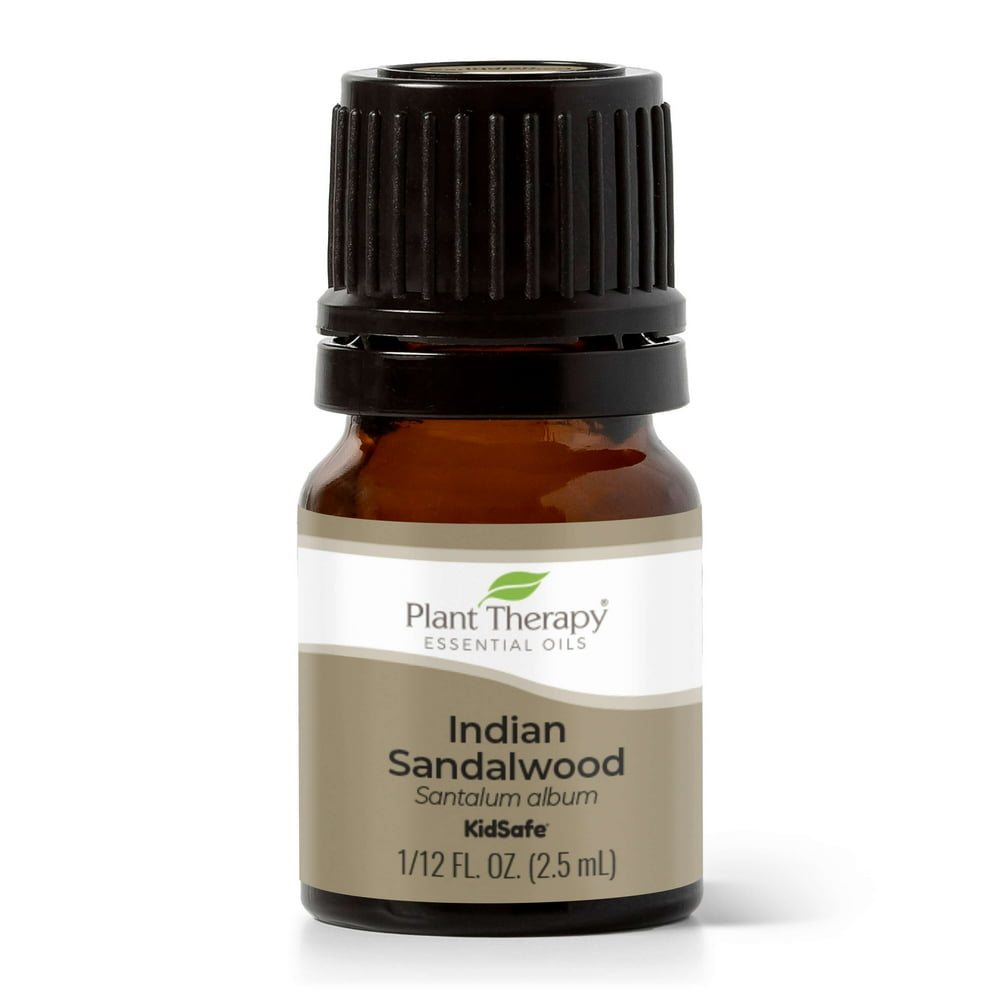 Plant Therapy Sandalwood Indian Essential Oil 2.5 mL (1/12 oz) 100