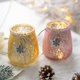 thumbnail image 2 of Christmas Candle Holders Indoor Xmas Elk Tree Stars Decor Tea Light Candle Jar for Centerpieces Party Decoration Votive Candle, 2 of 5