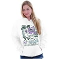 thumbnail image 4 of Purple Smurfs GNAP Manga Cartoon Hoodie Sweatshirt Women Men Brisco Brands M, 4 of 6