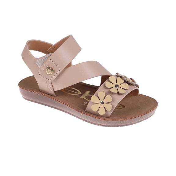 bebe Toddler Girl's Sandals – Cute Flat Adjustable Summer Strappy Sandals for Toddler