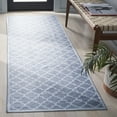 thumbnail image 2 of SAFAVIEH Arizona Shevon Trellis Polyester Machine Washable Runner Rug, Gray/Ivory, 2'6" x 8', 2 of 10