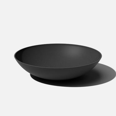 Veradek Mason Series Lane Bowl 32" Plastic-Stone Planter - Black