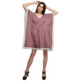 thumbnail image 2 of Moomaya Robe Courte de Caftan de Plage, Robe de Couverture Imprimée, Kaftan pour Femmes, Tenue de Plage, Couverture, 2 of 4