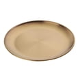 thumbnail image 3 of Paquete de 2 s de acero inoxidable, s de cena de metal de 9.0 in para niños pequeños, para picnic / camping al aire libre, saludable y Macarena Plato llano de acero inoxidable, 3 of 8