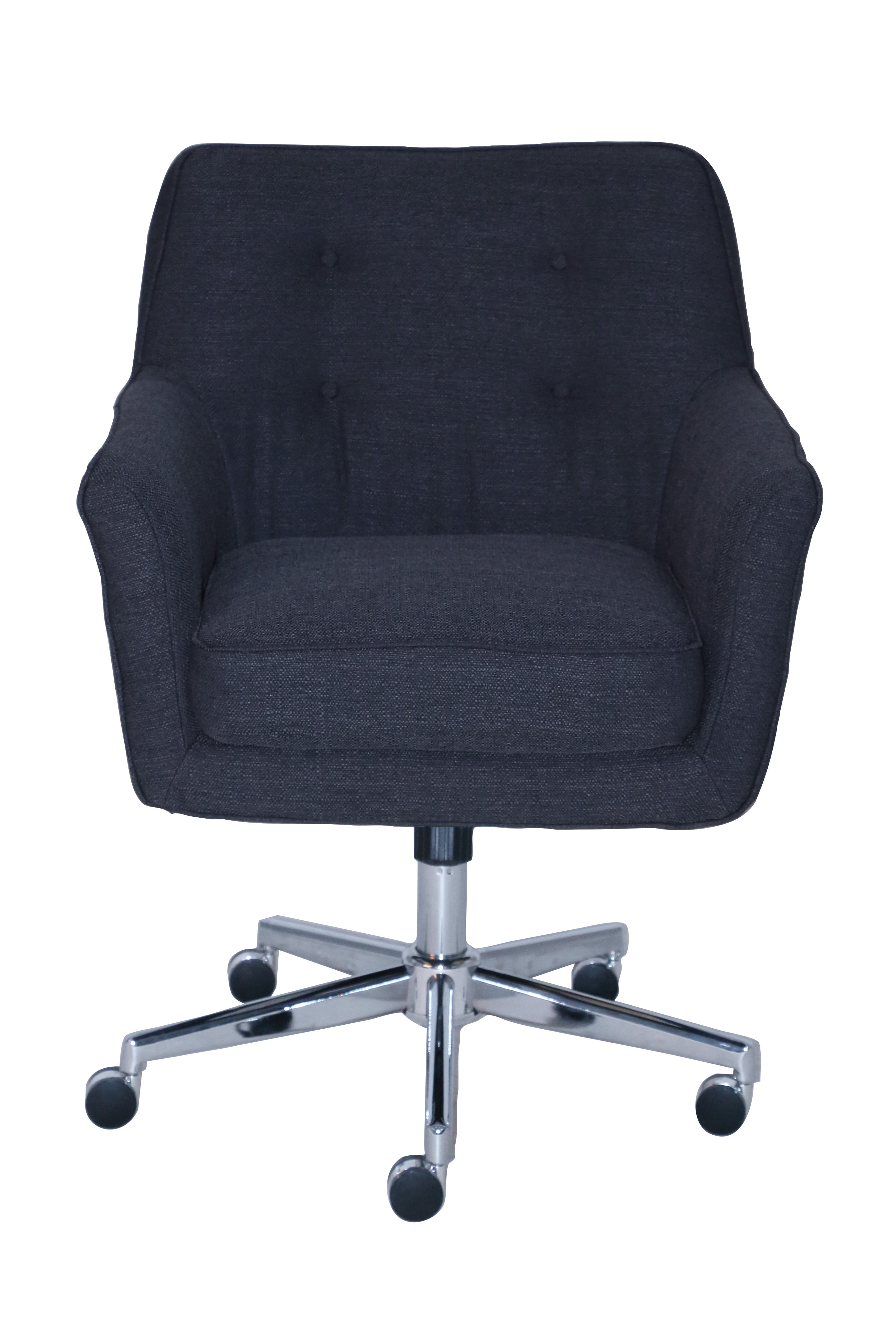 Serta Ashland Memory Foam & Twill Fabric Home Office Chair Blue