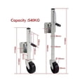 thumbnail image 3 of 6 Inch Solid Wheel Sidewind Round Swivel Trailer Jack With Bolt On Capacity 540KG Wheel Boat RV Parts Accessories ,Durable Material, 3 of 7