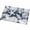 Navy,White,Gray, variant on 2x3 Ft Entryway Area Rug, Brown Coastal Kitchen Rug Runner Washable Floor Mat, Modern Oil Painting Starfish Coral Shell Non Slip Indoor Door Mat Throw Carpet for Bathroom Living Room Bedroom