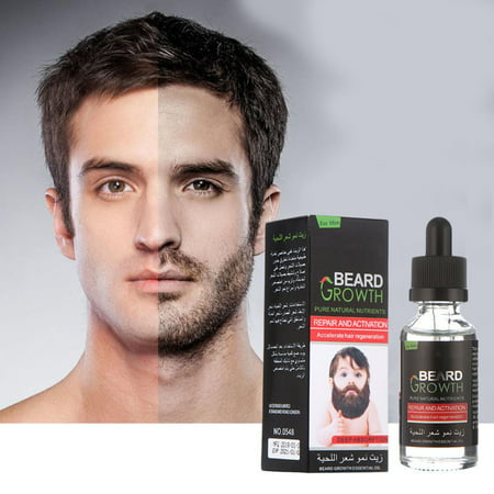 Natural Organic Male Men Beard Mustache Growth Oil Hair Enhance Care Liquid (Best Beard And Mustache Products)