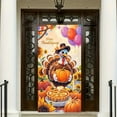thumbnail image 5 of PRETXORVE Thanksgiving Decorations, Fall Decor, Thanksgiving Window Front Door Decoration Door Curtain Hanging Cloth Courtyard indoor and Outdoor Party Decoration Props, 5 of 7