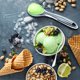 thumbnail image 2 of Pala para helado, pala para helado de aleación de zinc negra con mango de silicona, utensilio de cocina ideal para Masa de Galletas, 2 of 5