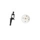 thumbnail image 5 of Figura de pensador abstracto,Escultura de estatua de pensador abstracto de resina,Reloj de pared,Reloj de pared decorativo,moderno y elegante.,Reloj de pared redondo silencioso y sin, 5 of 8