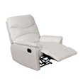 thumbnail image 3 of CorLiving Luke White Bonded Leather Recliner, 3 of 8