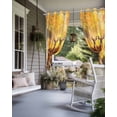 thumbnail image 4 of nqOlkjepod Outdoor Curtains for Patio Waterproof, Orange Deer Outdoor Privacy Panels Grommet, Autumn Forest Elk River Blackout Outside Curtains for Porch/Cabana/Pergola/Gazebo 54"x95", 1 Panel, 4 of 8