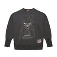 thumbnail image 2 of Women's Mitchell & Ness Charcoal Chicago Bulls Hardwood Classics Lightweight Pullover Sweatshirt, 2 of 6