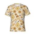 thumbnail image 3 of Naloa Honey Honeycomb Men's T-Shirt Sport T-shirt Men's Basic Tee Casual Men's Shirt, Round Neck, Short Sleeves - XX-Large, 3 of 5