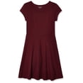 thumbnail image 1 of Vestido The Children's Place de punto de manga corta para niñas Rubine L, 1 of 4