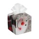 thumbnail image 1 of Balery Christmas Snowman With Hat Porta Pañuelos de Cuero con Estampado – Funda Moderna Cuadrada para Caja de Pañuelos, Dispensador 5x5x5'', 1 of 7