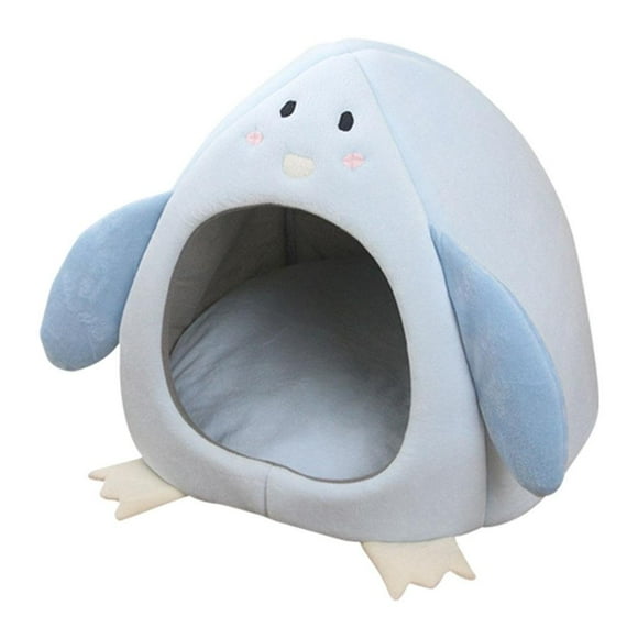 Cama suave para perros, adorable y linda mascota, nido para dormir de invierno para animales pequeños, gatos y cachorros. Ganso L