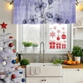thumbnail image 6 of Purple Floral Valances for Windows, Decorative Rod Pocket Window Valance Curtains, Vintage Botanical Gradient Pastel Painting Short Curtain Drapes for Kitchen/Living Room, 2 Panels, 54" W x 18" L, 6 of 8