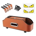 thumbnail image 5 of Car Headrest Organizer Backseat Storage Box Durable Large Capacity Phone Stand Stylish Universal with Cup Holders for Road Trips Kids Orange, 5 of 7