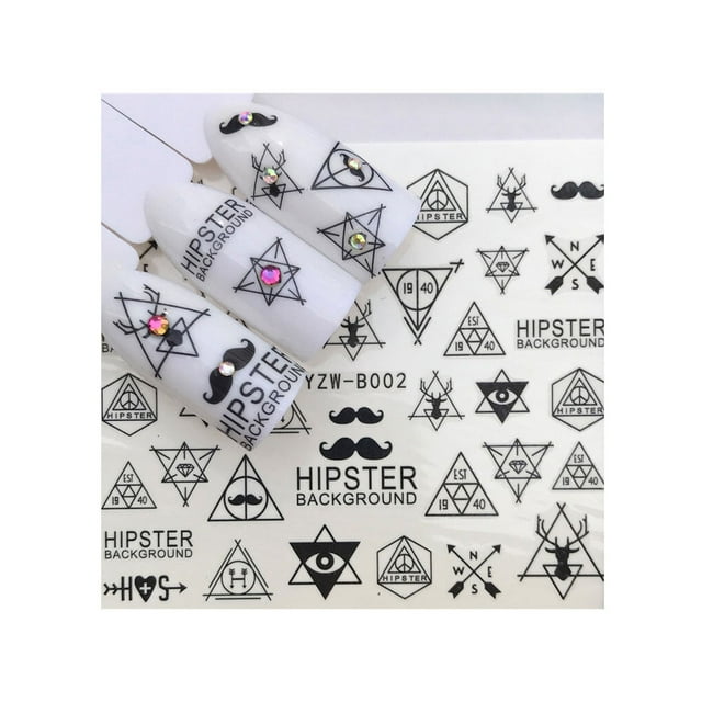 Autocollant d'Art d'Ongles Attrape-Rêves Animal Dessin Animé Multi-Motif Outil de Manucure 3D Autocollants de Manucure DIY