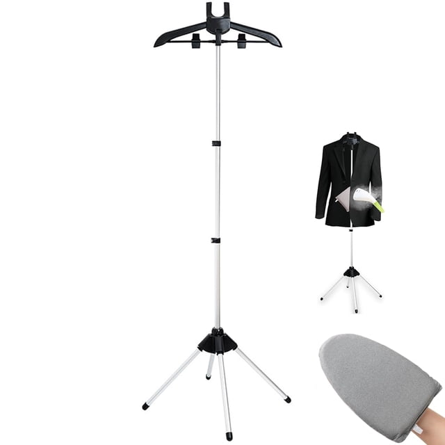 Soporte plegable para vaporera de ropa GSUNSOX con guantes de planchado