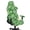 Four Leaf Clover Beige Green, variant on SCRAWLGOD St. Patrick's Day Shamrock Dog Hat Print Green Black 4 Pieces Gaming Chair Covers with Armrest Covers Machine Washable Gaming Chair Slip Cover Set Breathable Rotating Armchair Slipcovers