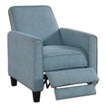 thumbnail image 3 of Furniture of America Ducee Transitional Fabric Push Back Chair in Blue, 3 of 11