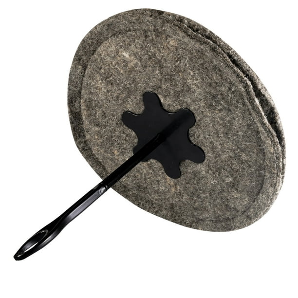 Flueblocker to Plug a 14" Round Chimney Flue Chimney Sheep Wool Wood