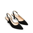 thumbnail image 4 of DREAM PAIRS Women's Kitten Heels Slingback Closed Pointed Toe Low Pumps Shoes Women Party Wedding Sexy Casual Dress Shoes, 4 of 5
