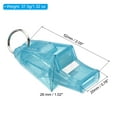 thumbnail image 2 of Uxcell Sports Whistle, Plastic Whistle with Lanyard and Mouth Grip Super Loud, Light Blue, 2 of 6