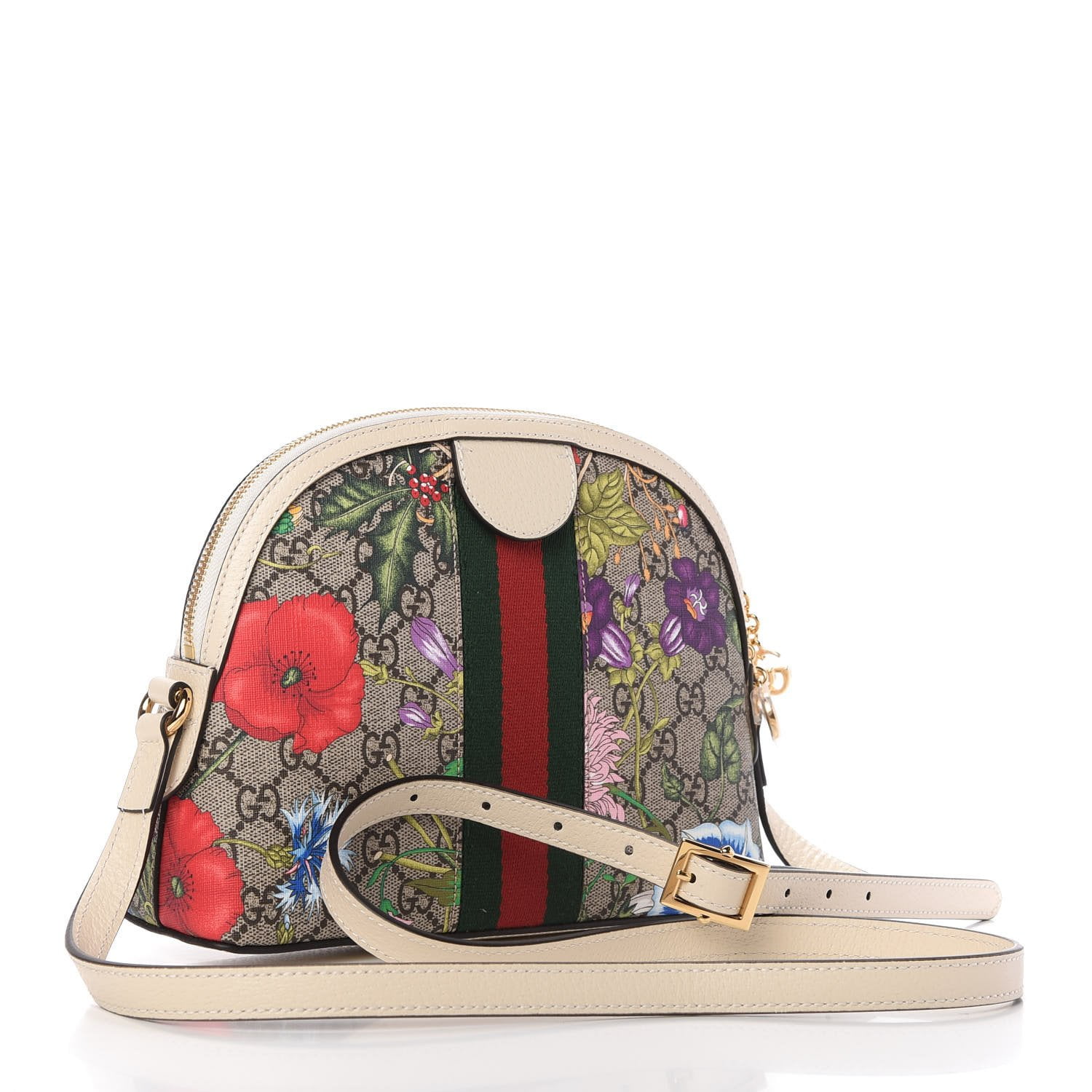Authentic Gucci 499621 Ophidia Flora Dome Shoulder Bag, Handbag, Crossbody  NWT