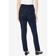 thumbnail image 2 of Woman Within Plus Size Petite Flex Pull-On Straight-Leg Gap-Free Stretch Denim Jeans, 2 of 6