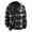 Z13-Black, variant on Aihuaihua Thick Plaid Jacket for Men Sherpa Lined Hooded Coat Winter Warm Thermal Full Zipper Hoodies with Pocket