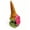 CC1-Green, variant on SUMMERWEEN SKULL ICE CREAM 9 Inch Melted Skull Ice Cream Cone Decoration For Halloween Summer Spooky Party Outdoor Lawn Or Shelf Display