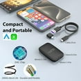 thumbnail image 6 of CarPlay Wireless Adapter，3 in 1 Wireless CarPlay Adapter， 2025 Upgraded,Wireless CarPlay & Android Auto Adapter Built, Factory Car Play Video Box for Cars from 2016 and iOS, Plug and Play, 6 of 8