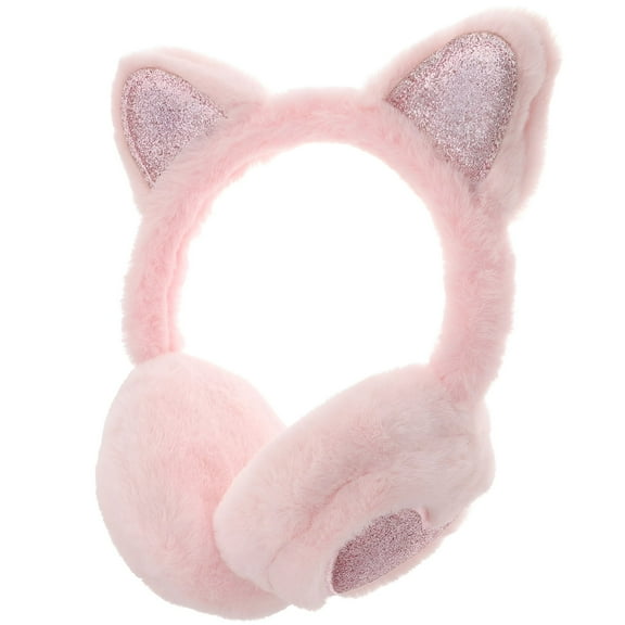 TELOLY Kids Cat Ear Earmuff Plush Ear Muff Winter Warm Earmuff Ear Warming Cover