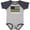 Baseball Heather and Navy, variant on Inktastic Dispatcher Mom Flag Boys or Girls Baby Bodysuit