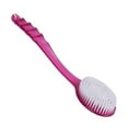 thumbnail image 2 of Curated Selection DreamyJuly Shower Back Brush Household Cleaning ToolsLong Handled Body Shower Back Brush Scrubber Massager Skin Cleaning Tool, Bath brush, rose red, 2 of 9