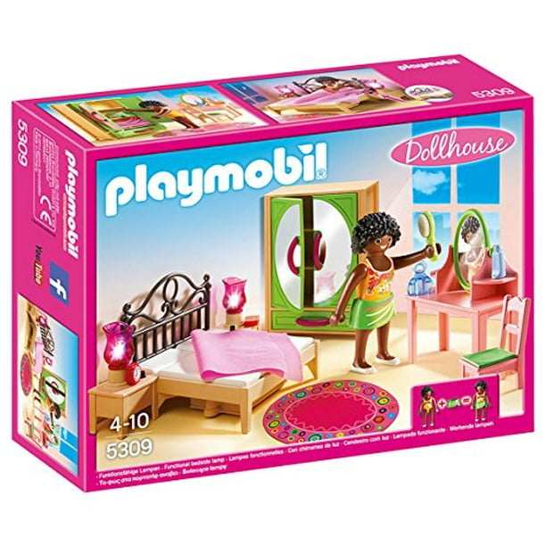 Corrupt Herinnering Zachtmoedigheid Playmobil Dollhouse Master Bedroom Set 5309 (for Kids 4 to 10) - Walmart.com