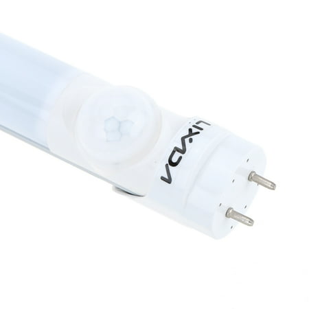 P/t Indoor Light - LIXADA Energy Saving PIR Infrared 25MM 60cm/600mm/2ft LED 10W (Equivalent to Fluorescent 40W) Tube Light Lamp Fixture Fluorescent Replacement No Ballast No UV&IR Indoor