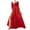 Red, variant on Fesfesfes Women Gowns V Neck Half Sleeve Solid Sequins Hight Split Long Sleeve Party Long Cocktail Dress