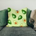 thumbnail image 3 of Throw Pillow Cover Fresh Avocado Pattern Home Decor Pillowcase for Sofa 18x18 Inches, 3 of 6