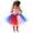 Blue, variant on YunPes Independence Day Girls American Flag Tutu Pleated Tulle Pleated Skirt Winter Vest for Baby Girl