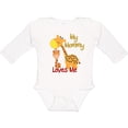 thumbnail image 3 of Inktastic My Mommy Loves Me Giraffe Boys or Girls Long Sleeve Baby Bodysuit, 3 of 5
