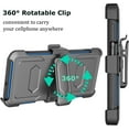 thumbnail image 5 of Takfox Case For Motorola Moto G Stylus 5G 2023,Shockproof Heavy Duty Rugged Locking Swivel Holster Belt Clip Kickstand Full Body Hard Shell Phone Cover Case,Black, 5 of 7