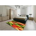 thumbnail image 5 of Ahgly Company Machine Washable Indoor Rectangle Transitional Green Area Rugs, 2' x 5', 5 of 7